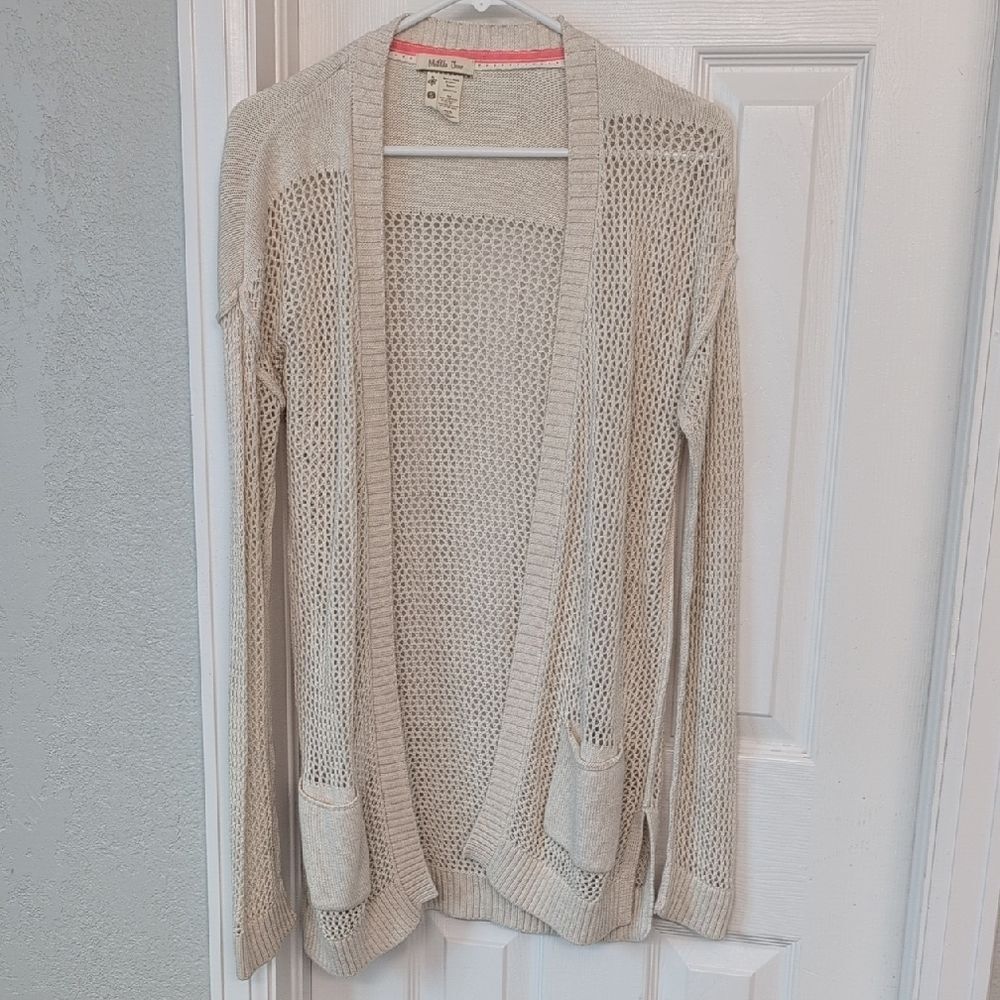 Matilda Jane Cream Open Knit Cardigan